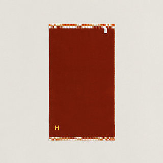 エルメス　フェイスタオル ヴィスヴェルサ フェイスタオル 《ヴィス・ヴェルサ》 - オレンジ | Hermès - エルメス